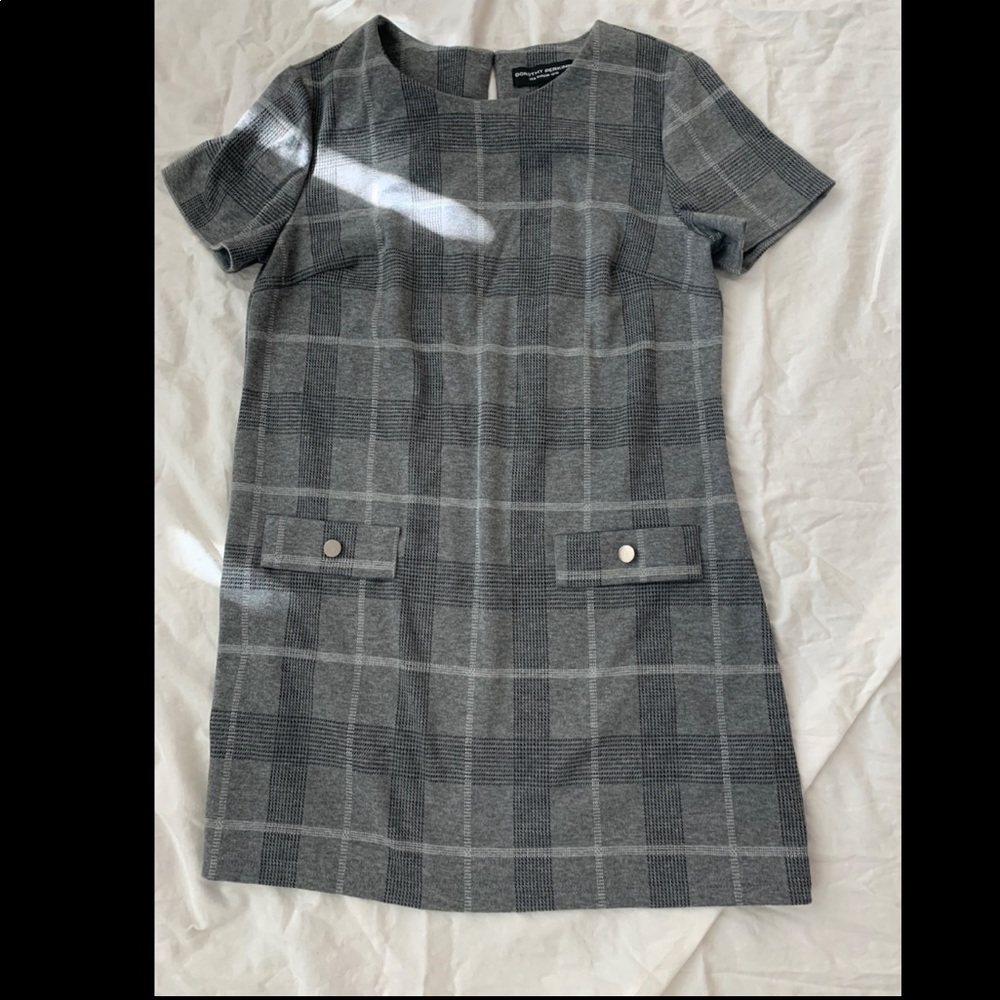 Plaid mini dress